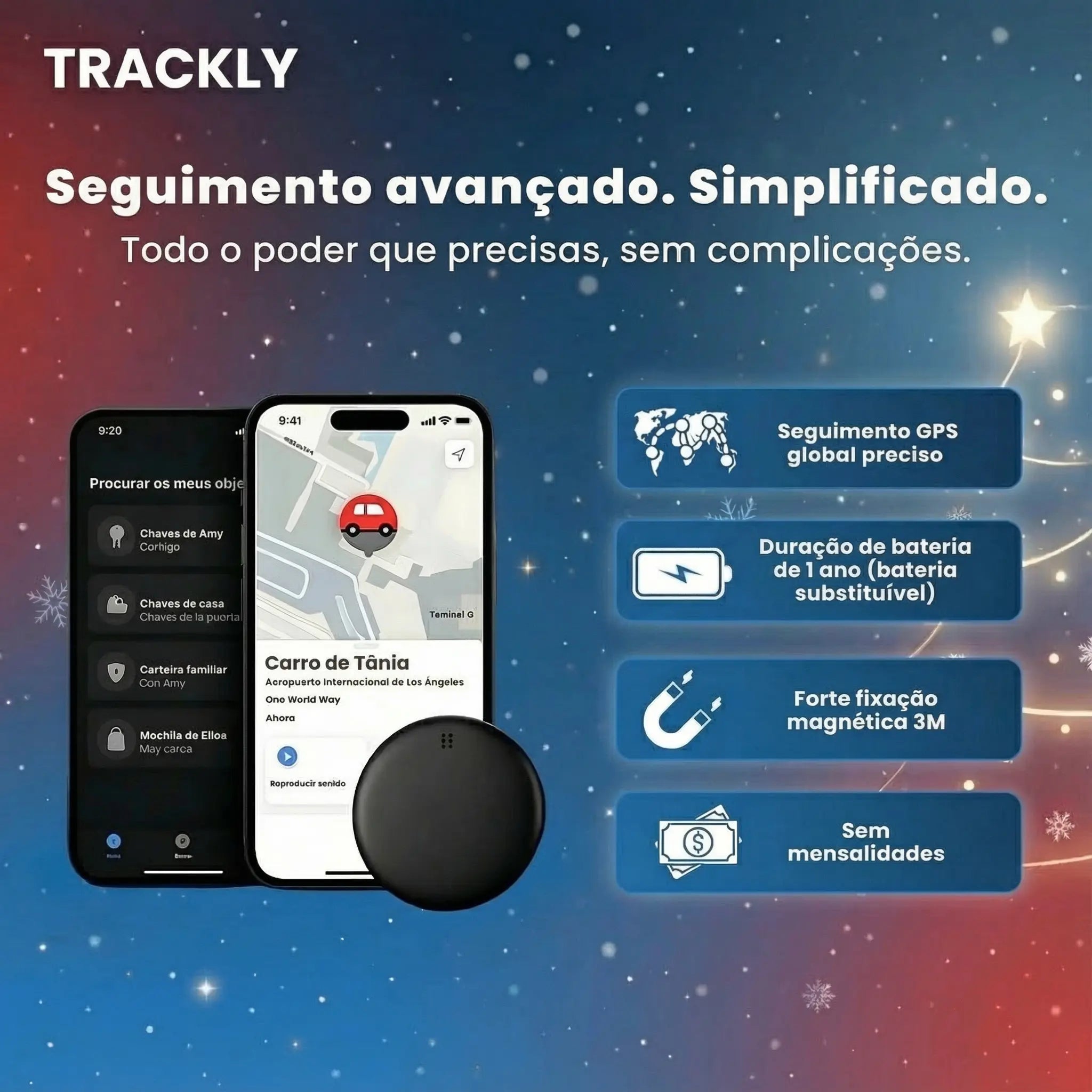 Trackly™ – Não é apenas um localizador GPS para carros. O teu encontra-tudo.