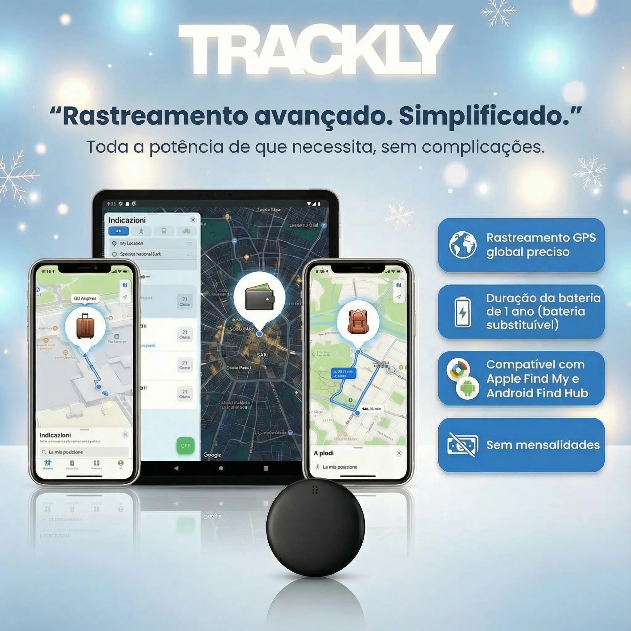 Trackly™ – Não é apenas um localizador GPS para carros. O teu encontra-tudo.