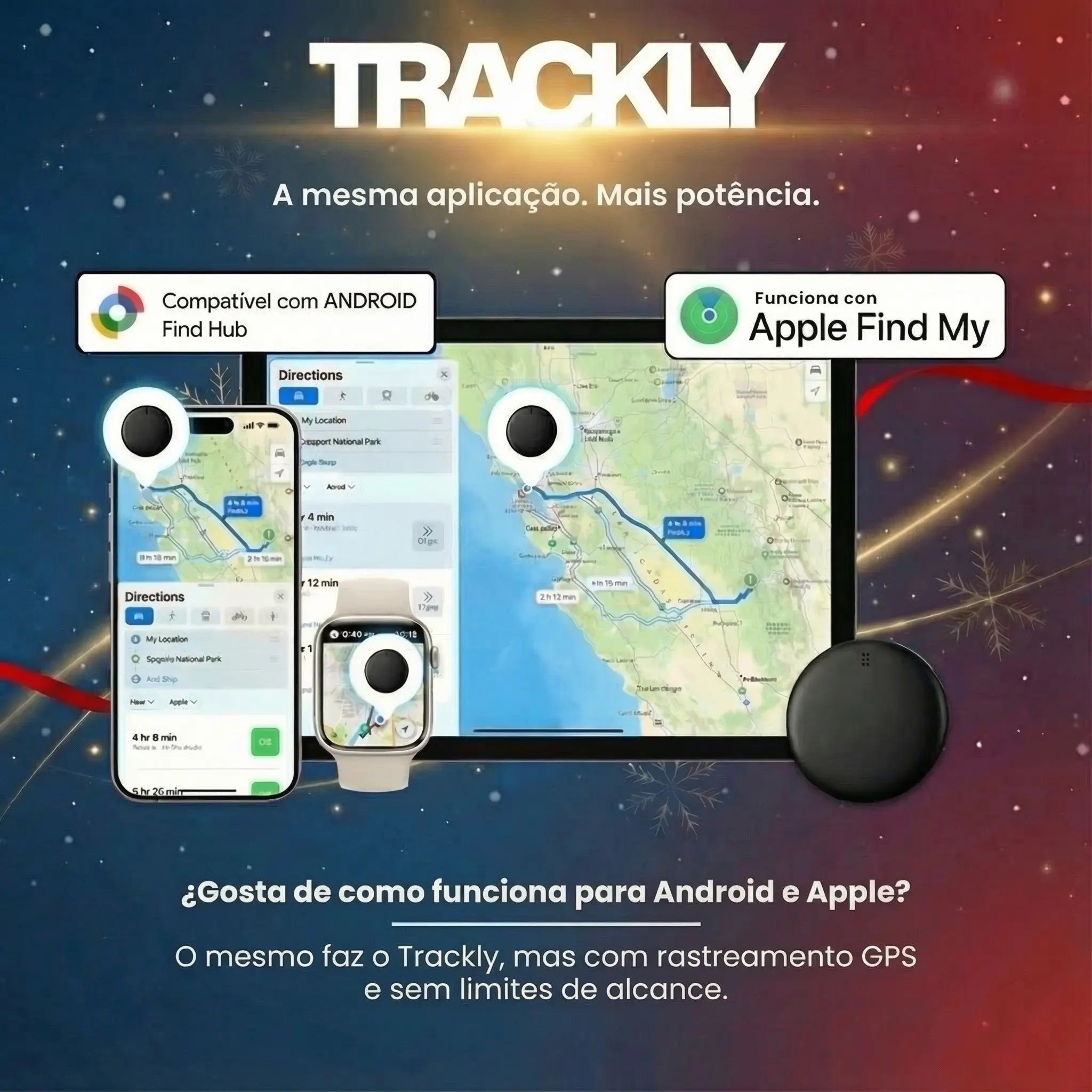 Trackly™ – Não é apenas um localizador GPS para carros. O teu encontra-tudo.