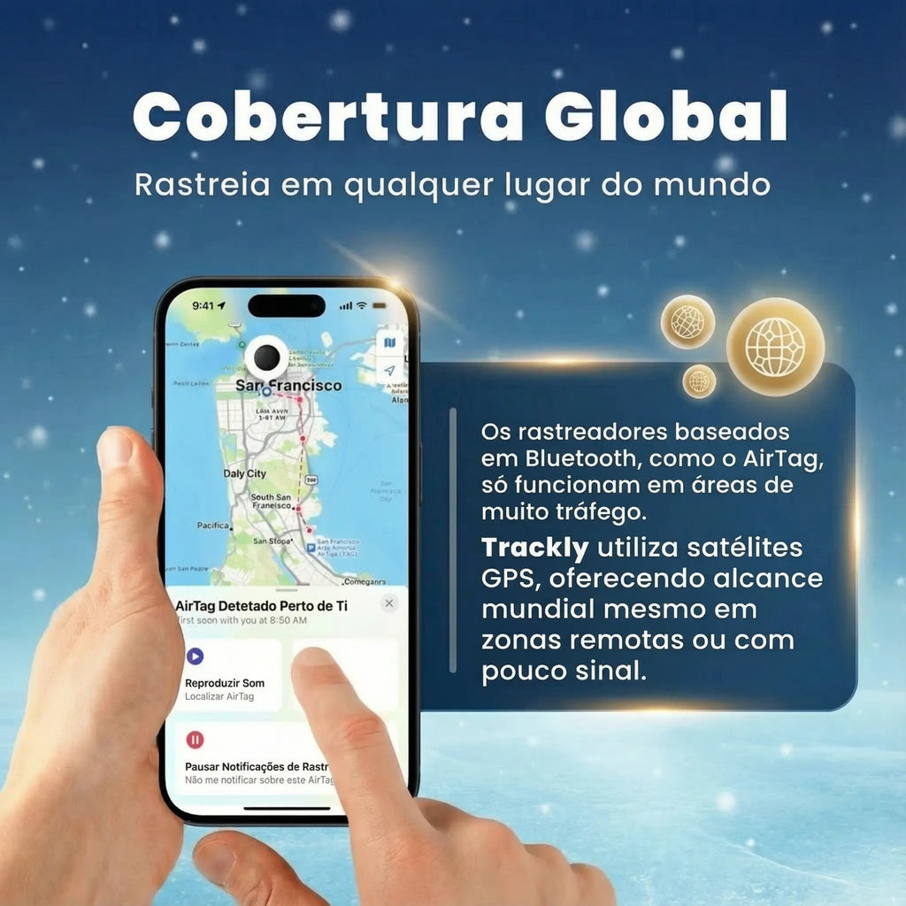Trackly™ – Não é apenas um localizador GPS para carros. O teu encontra-tudo.